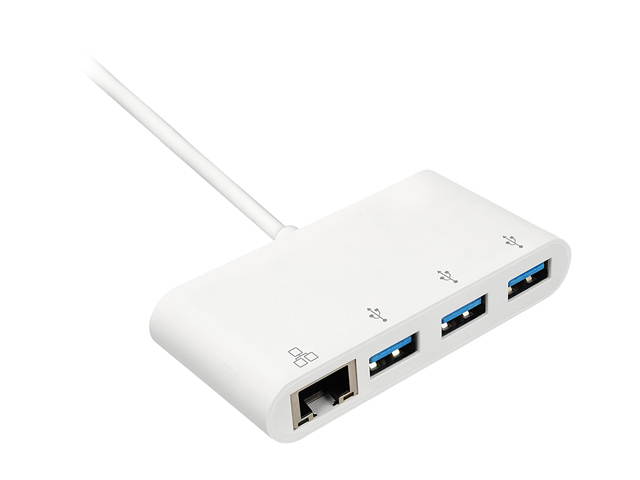 inland 09731 USB3.1 Type-c to USB 3.0x3 / Ethernet
