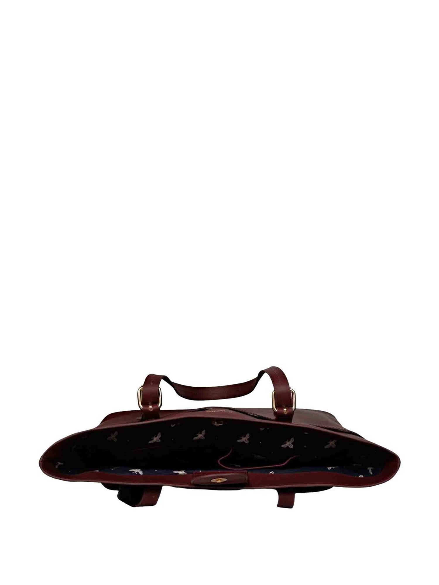 Favore Burgundy Solid Medium Tote Handbag