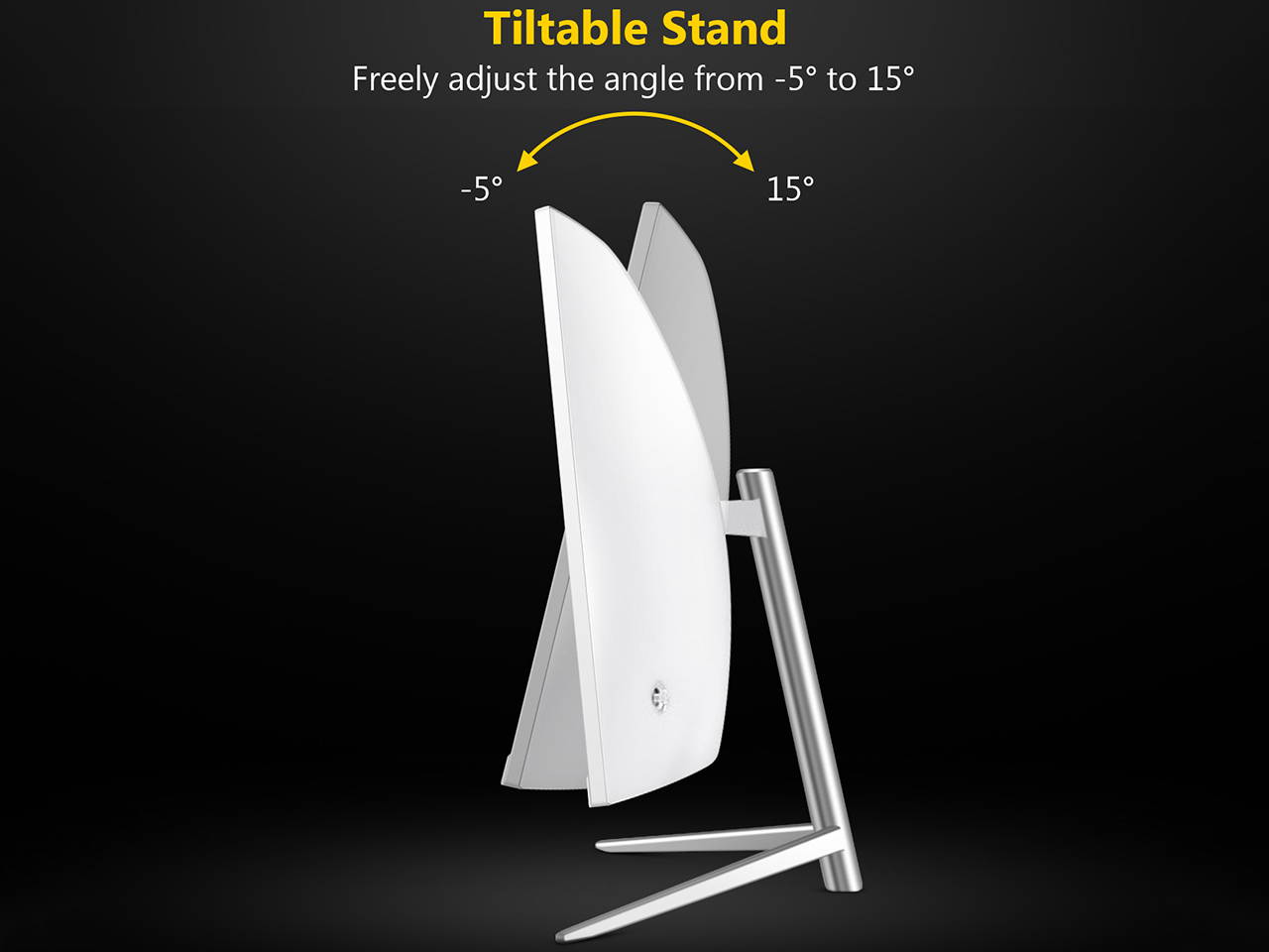 Z-EDGE U27C 27" 1080P Full HD 1920 x 1080 LED Backlight Curved Screen Monitor, 5 ms Respond Time, 75 Hz Refresh rate, Built-in Speakers, 178&deg; View Angle, HDMI+VGA