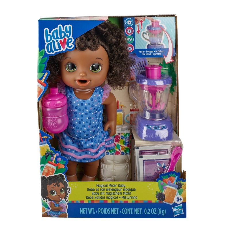 Baby Alive Magical Mixer Baby Doll - Blueberry Blast