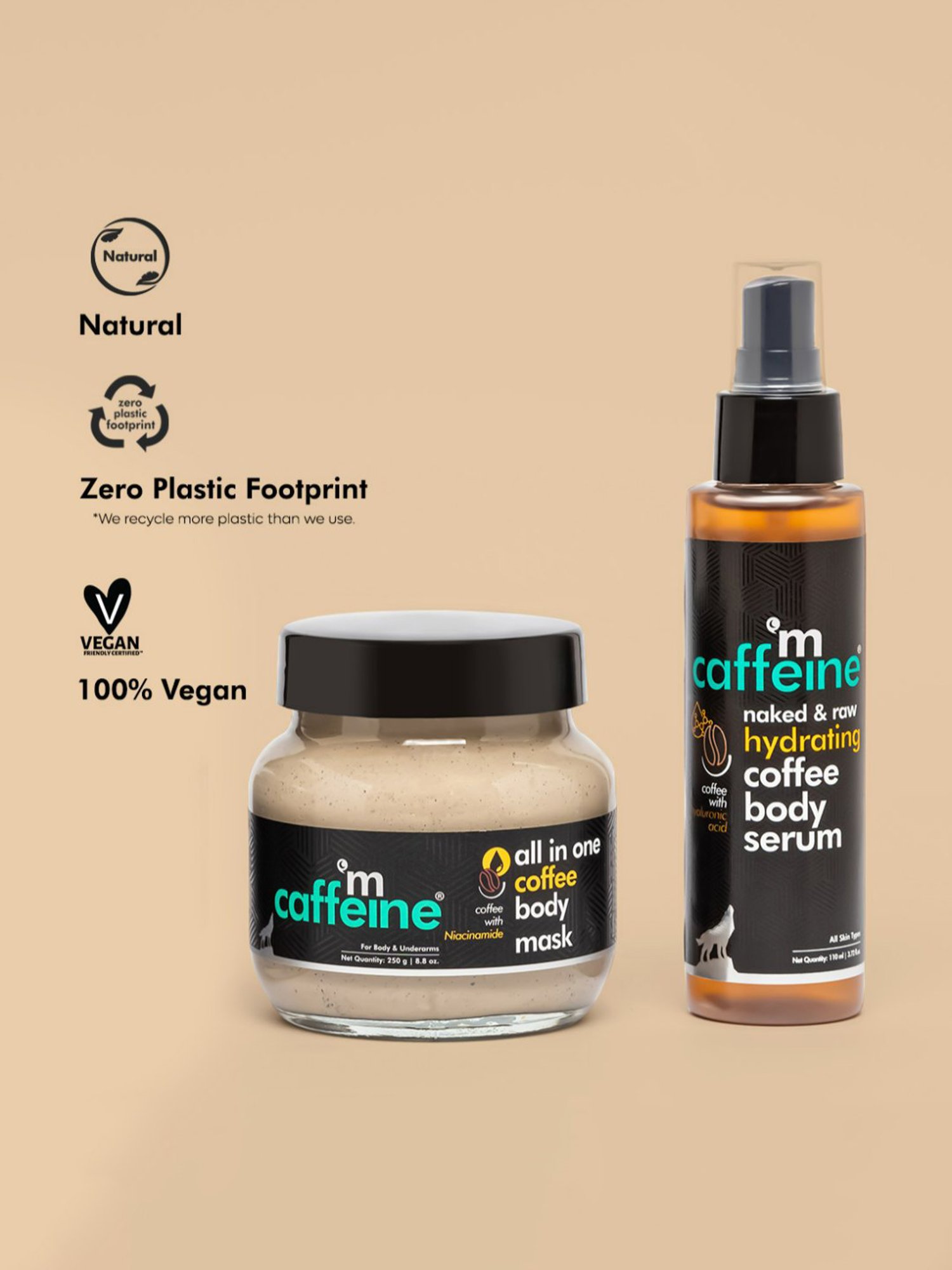 mCaffeine Coffee Quick Glow-Up Body Gift Kit