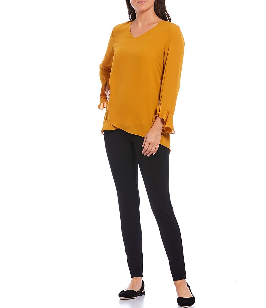 Calessa Pull-On Ponte Leggings