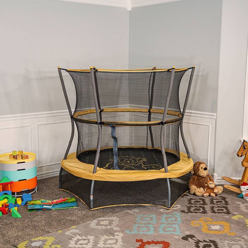 Skywalker Trampolines ActivPlay 60" Round Safari Explorer Mini Bouncer with Enclosure