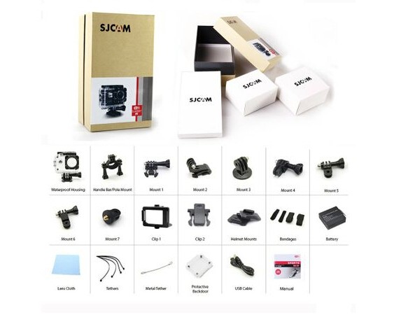 Original SJCAM SJ4000 Plus WiFi Standard Version Novatek 96660 WiFi 2K 30FPS 1.5inch 170 Degree Wide Angle HD DV Outdoor Sports Action Camera Gyro Sport Action Camera