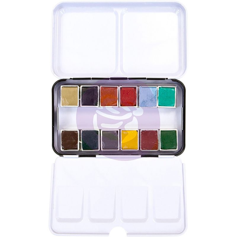 Prima Watercolor Confections Watercolor Pans 12/Pkg-Woodlands
