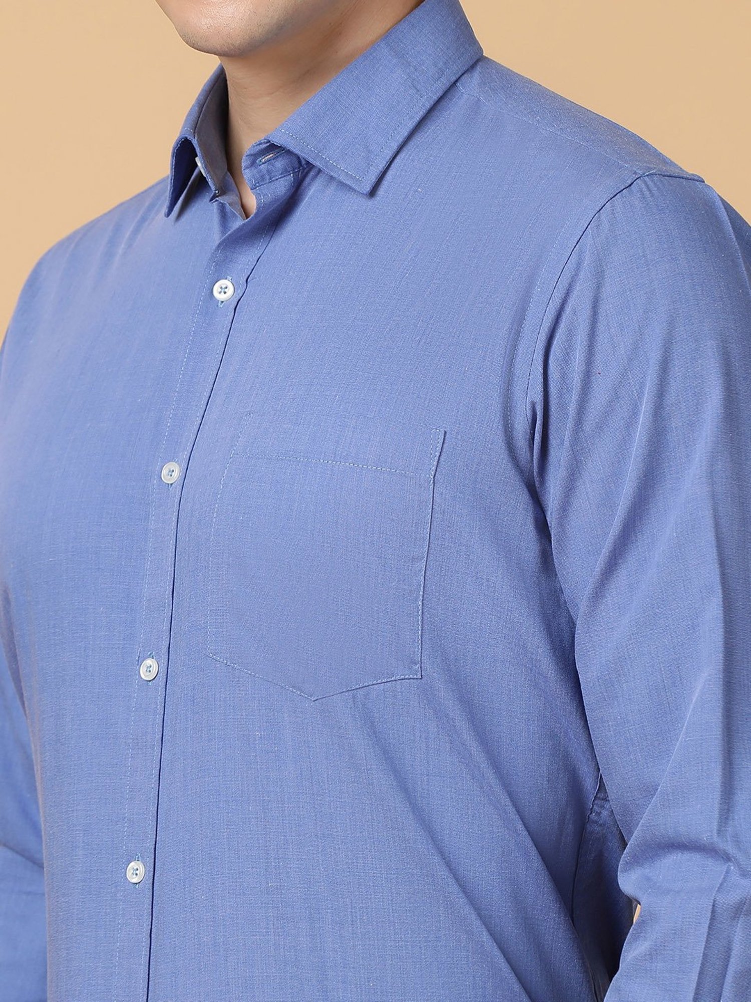 TABARD Indigo Blue Regular Fit Shirt