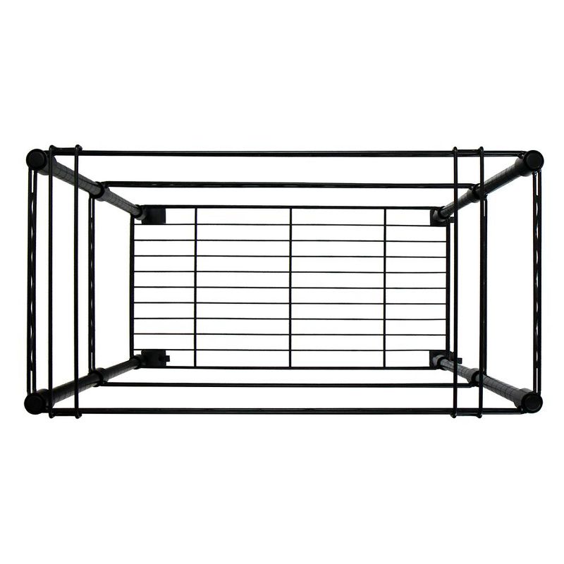 Oceanstar Portable 2-Tier Metal Rolling File Cart