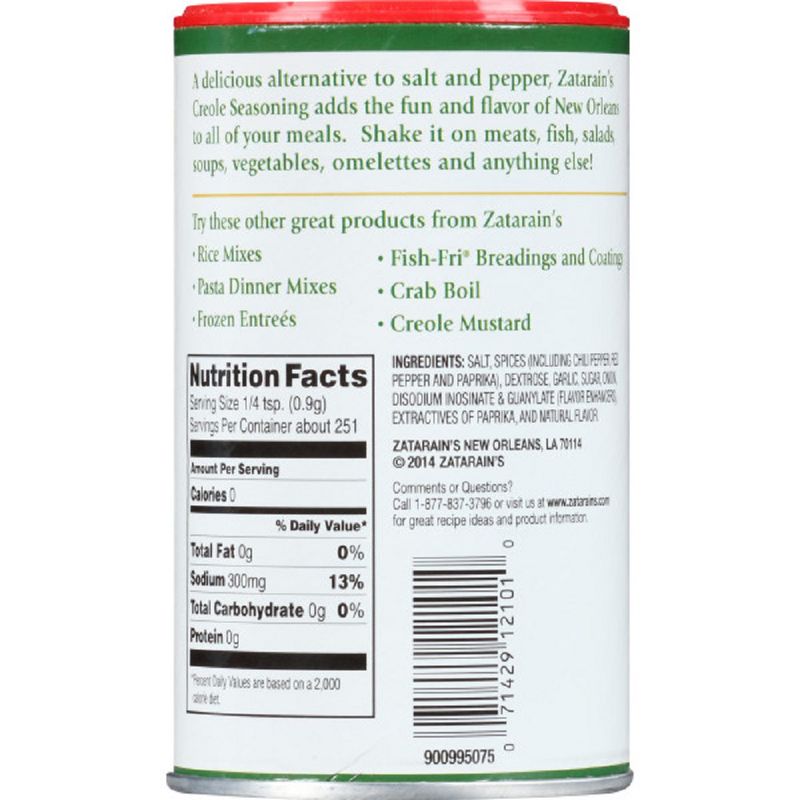 Zatarain's Creole Seasoning 8oz