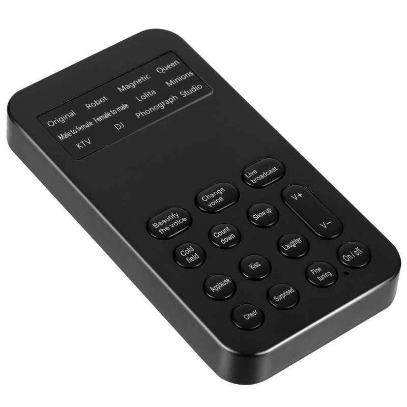 Voice Changer Scene Voice Change 8 Sound Effect Mini External Sound Card