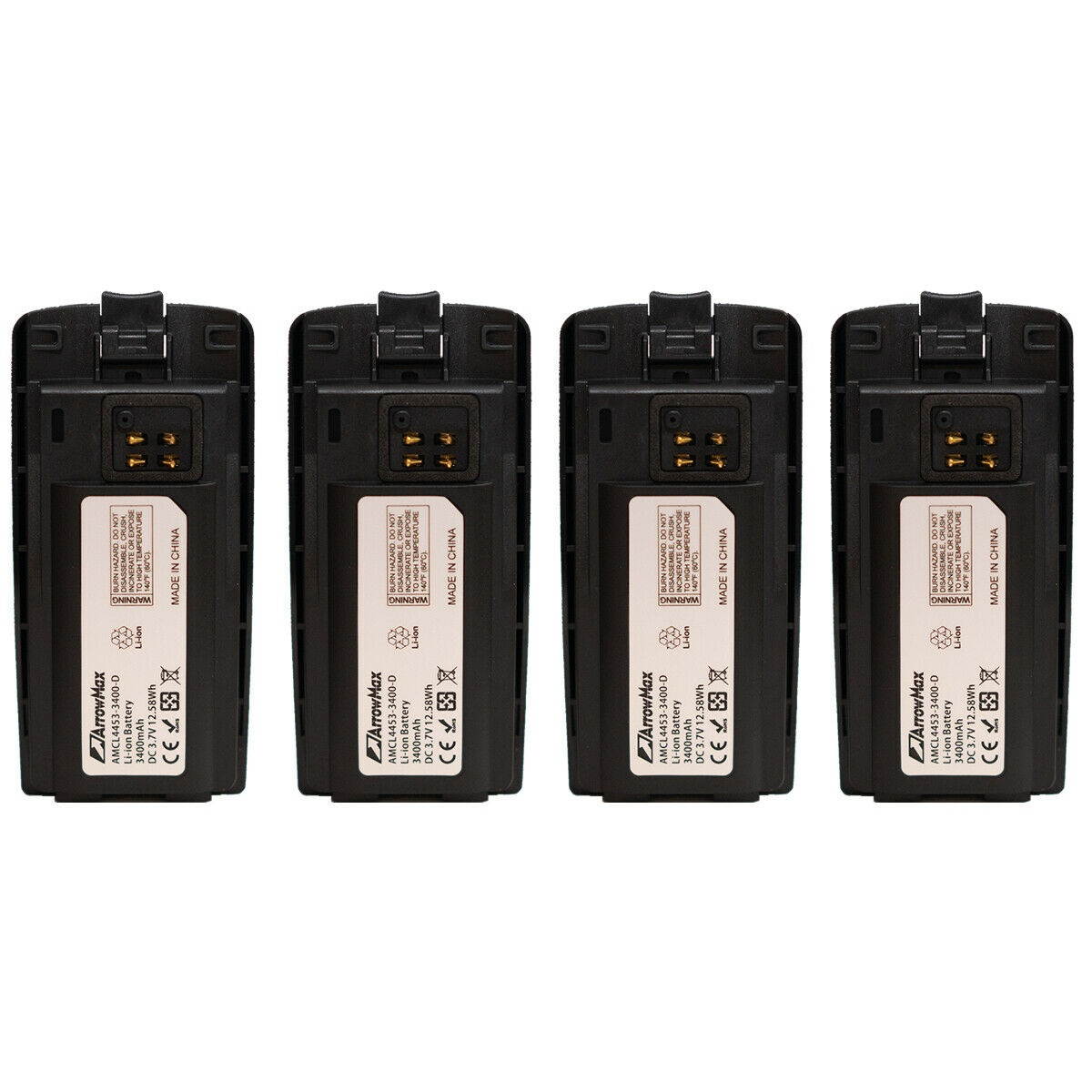 4 pcs High Performance 3400mAH Replacement Battery for Motorola XT420 XT665D