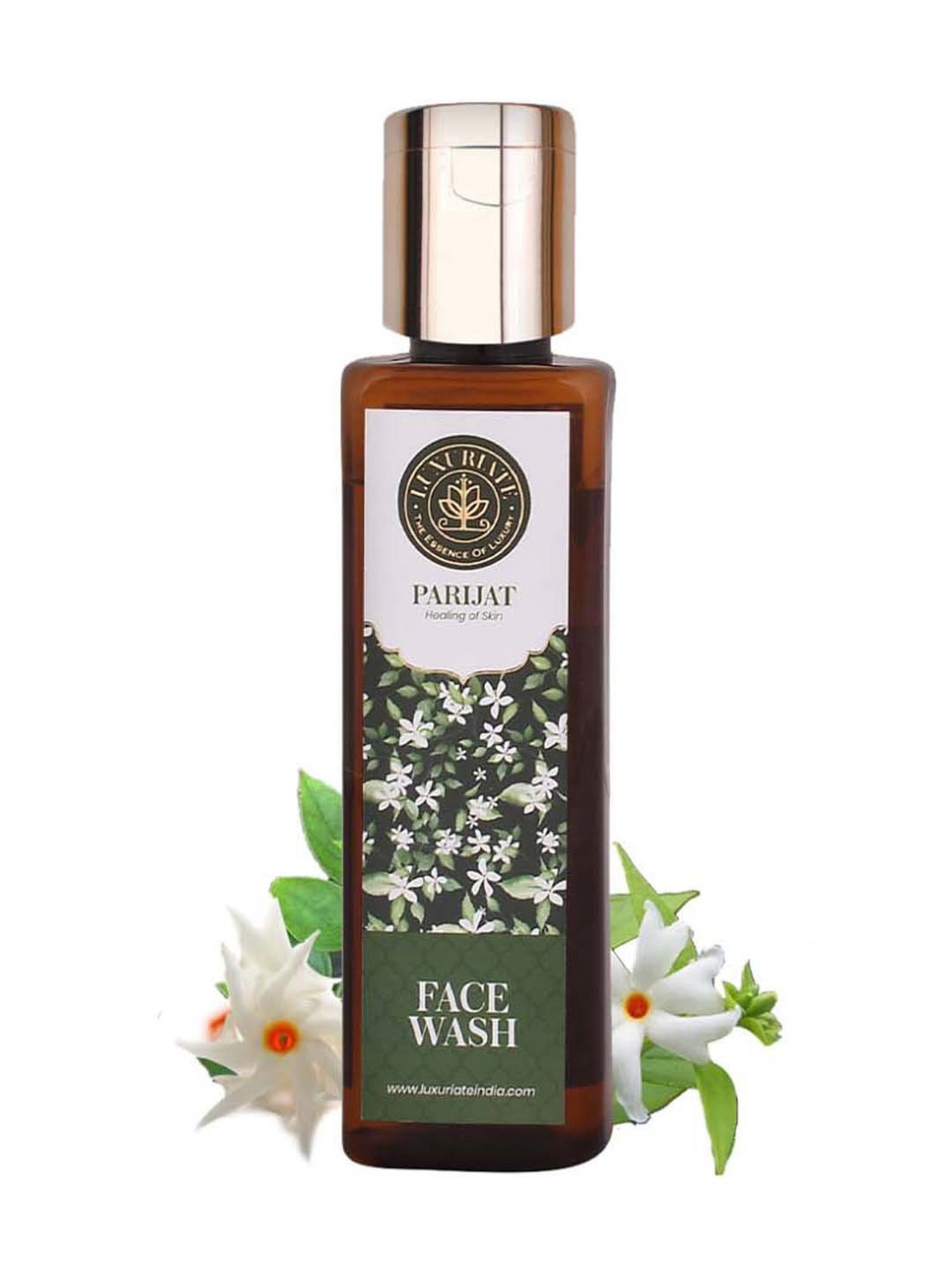 Luxuriate Parijat Face Wash for Healing of Skin & Cleanser - 100 ml