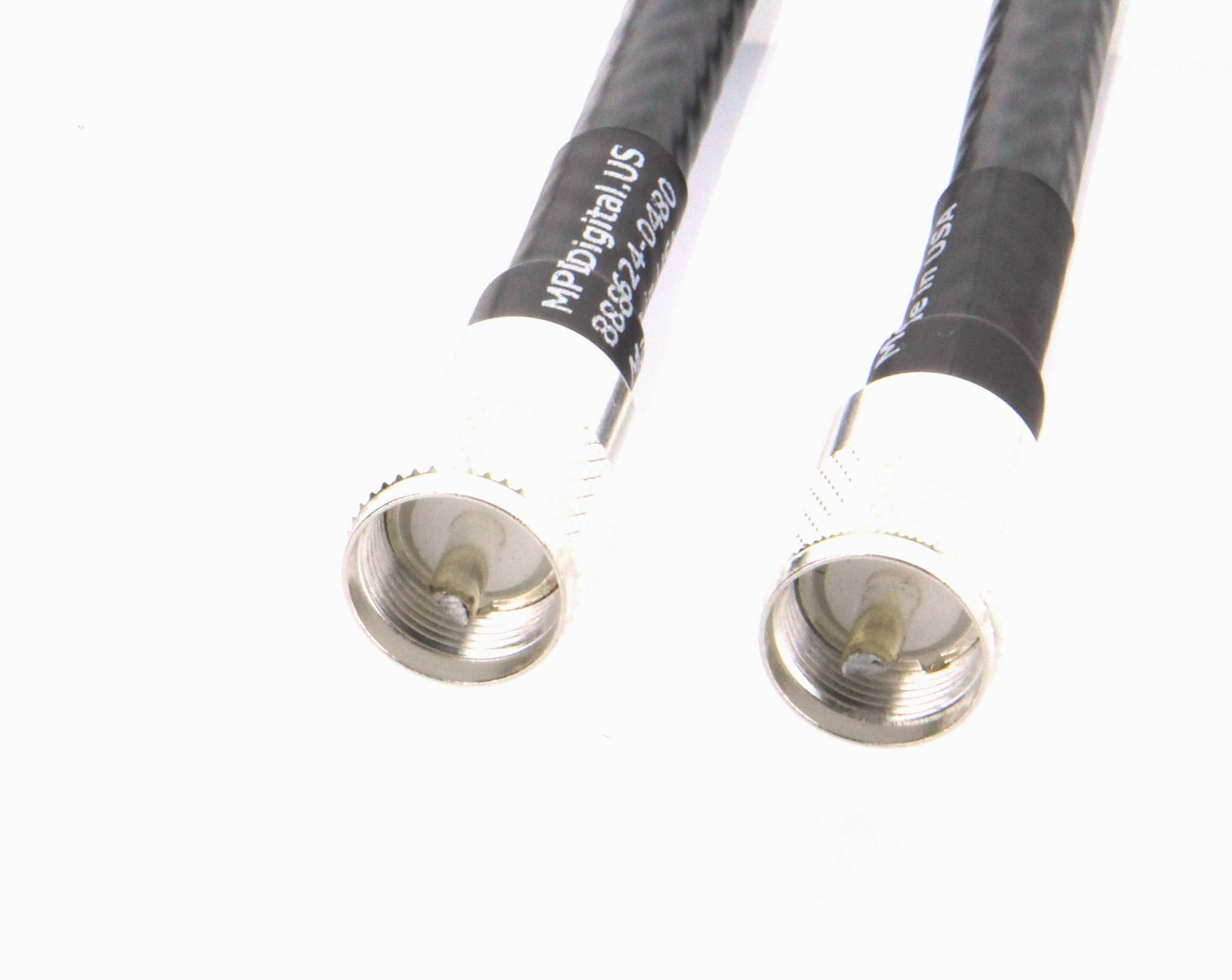 MPD Digital RG-213 Coaxial Cable MILSPEC for Ham and CB Radio Antenna Line UHF Male PL259 connectors (20 FT)