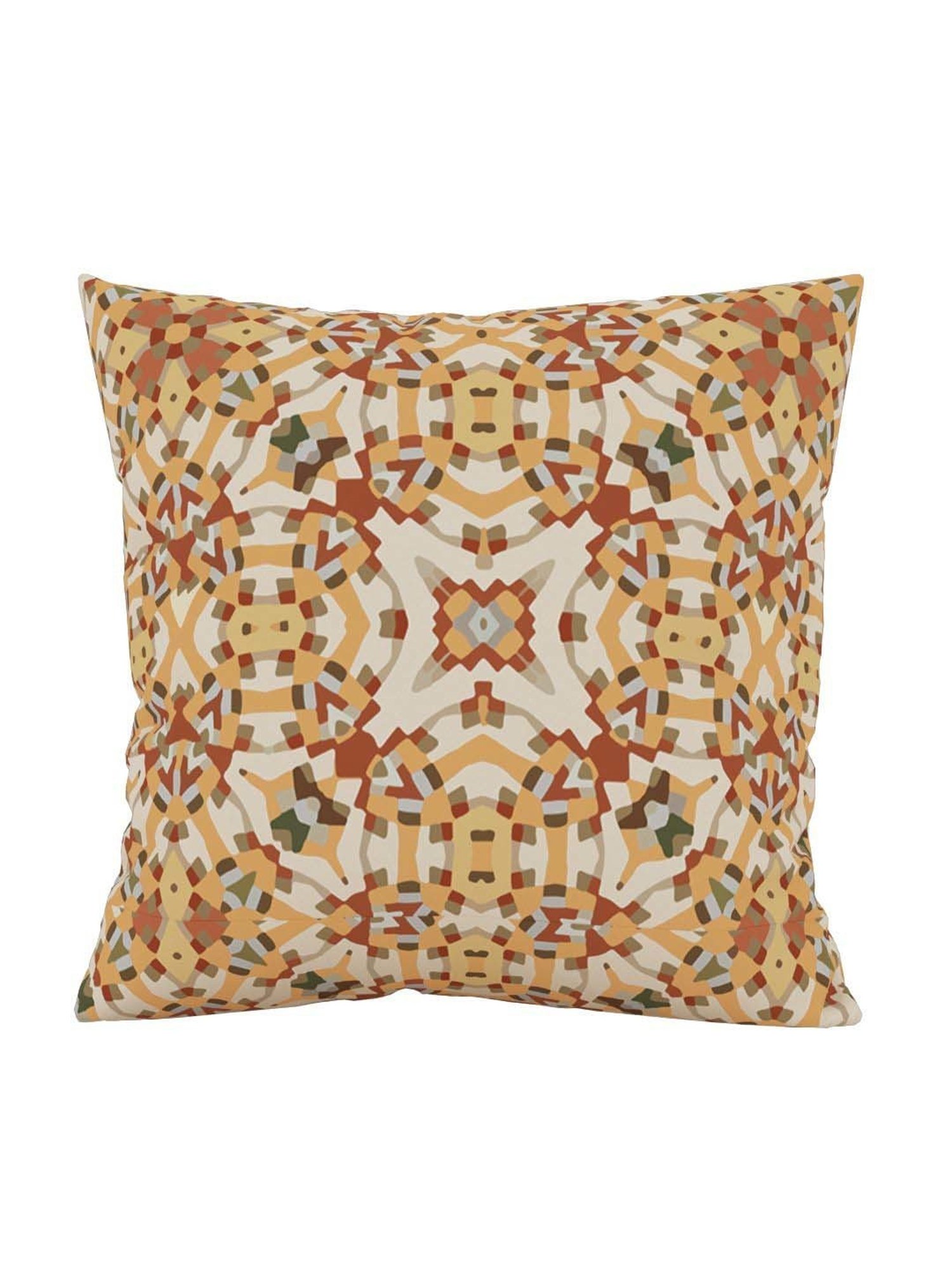 Swayam Multicolor Cotton 40 cm x 40 cm Cushion Covers - Set of 2