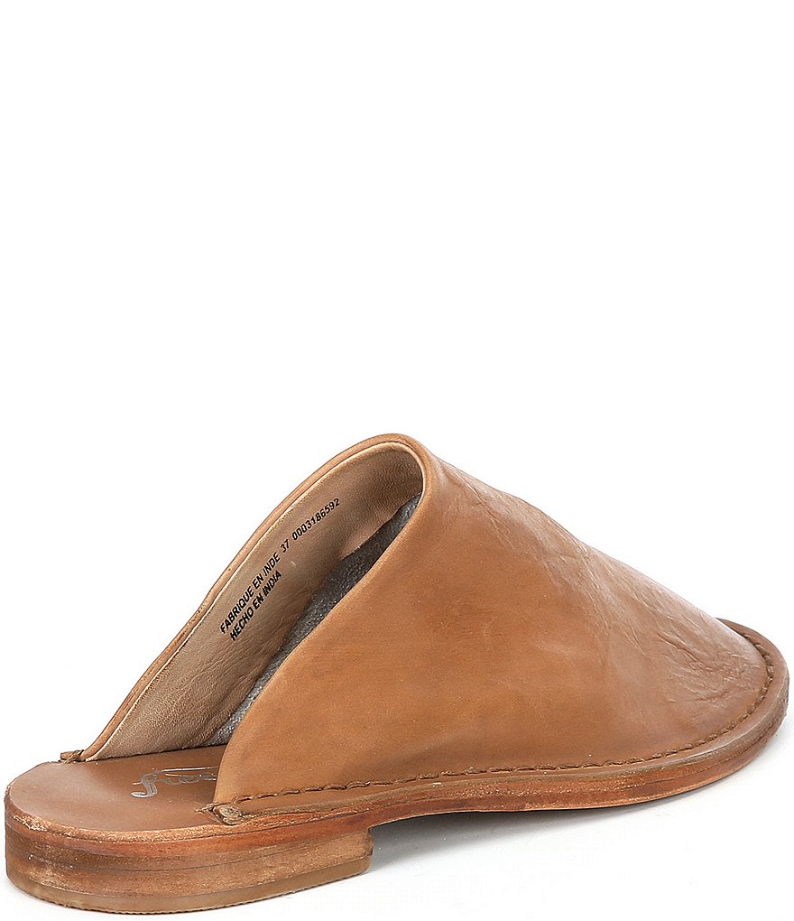 Free People Blake Stitch Down Leather Mules