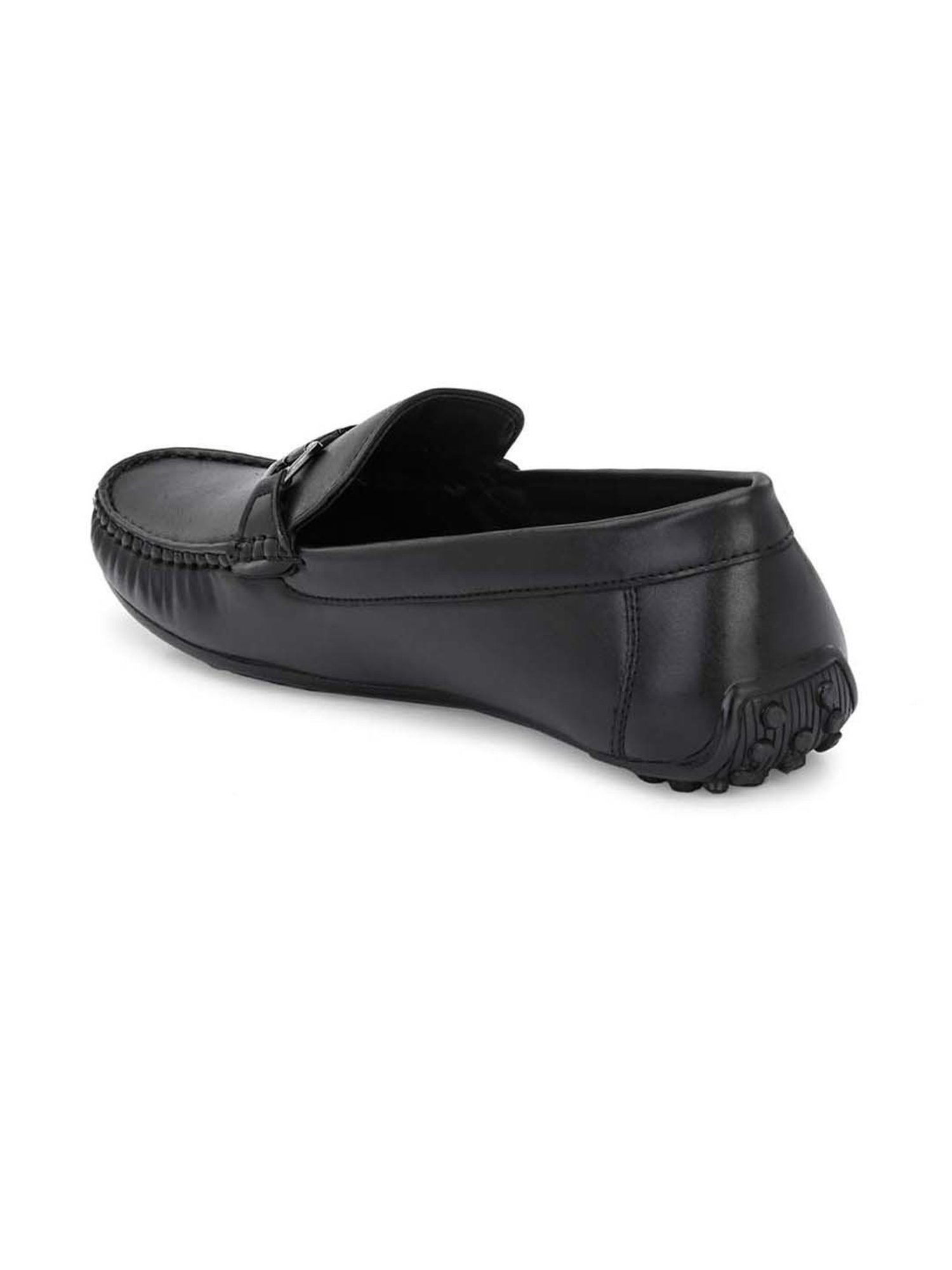 Eego Italy Men's Black Casual Loafers