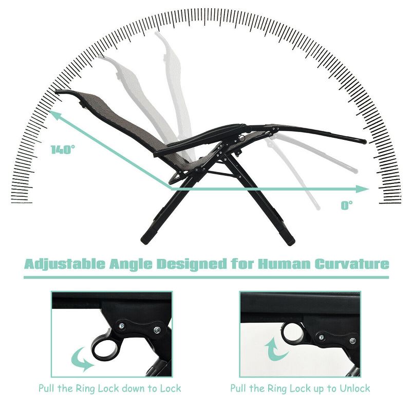 2pc Patio Chaise Lounge - Patio Festival