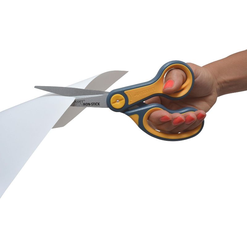 Westcott 8 Titanium Standard Scissor, Blunt Tip, Multico 16550