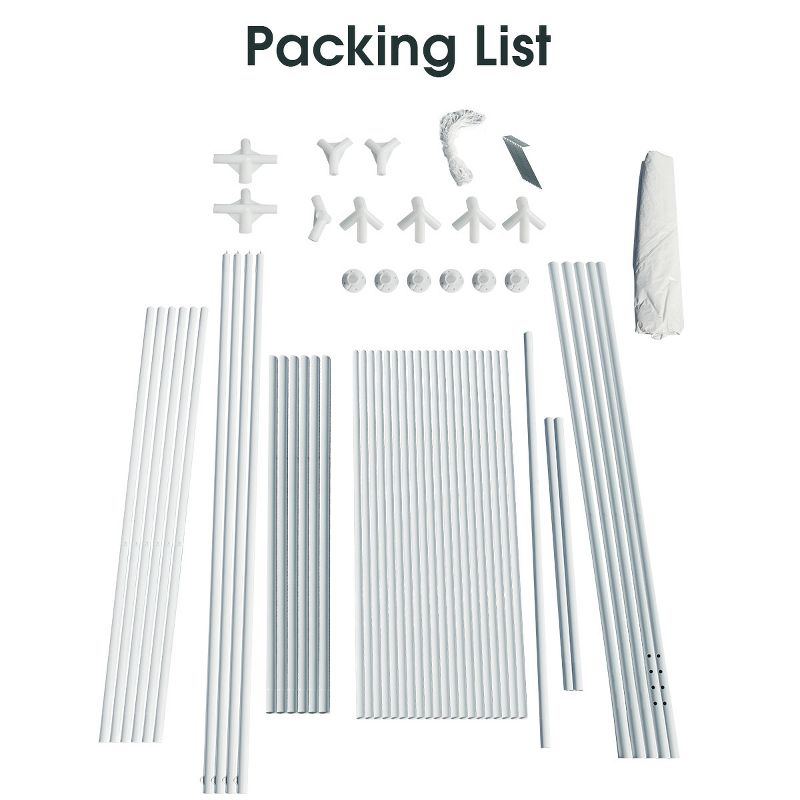 Costway Outdoor 2-Tier 10'x10' Gazebo Canopy Shelter Awning Tent Patio Garden Screw-free structure Brown