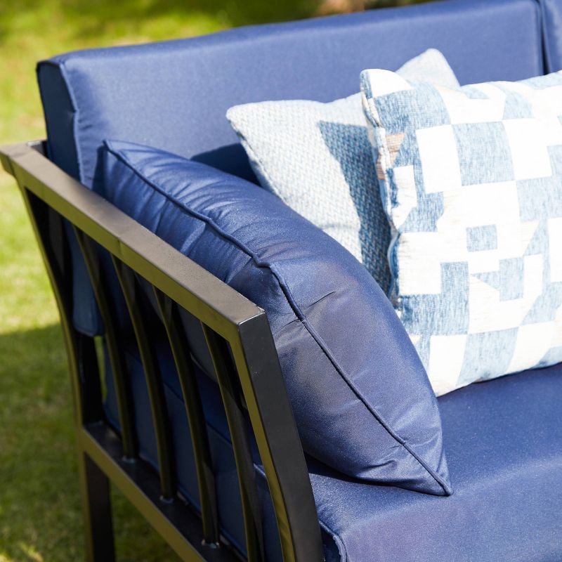 6pc Sectional Sofa Patio Conversation Set - Patio Festival