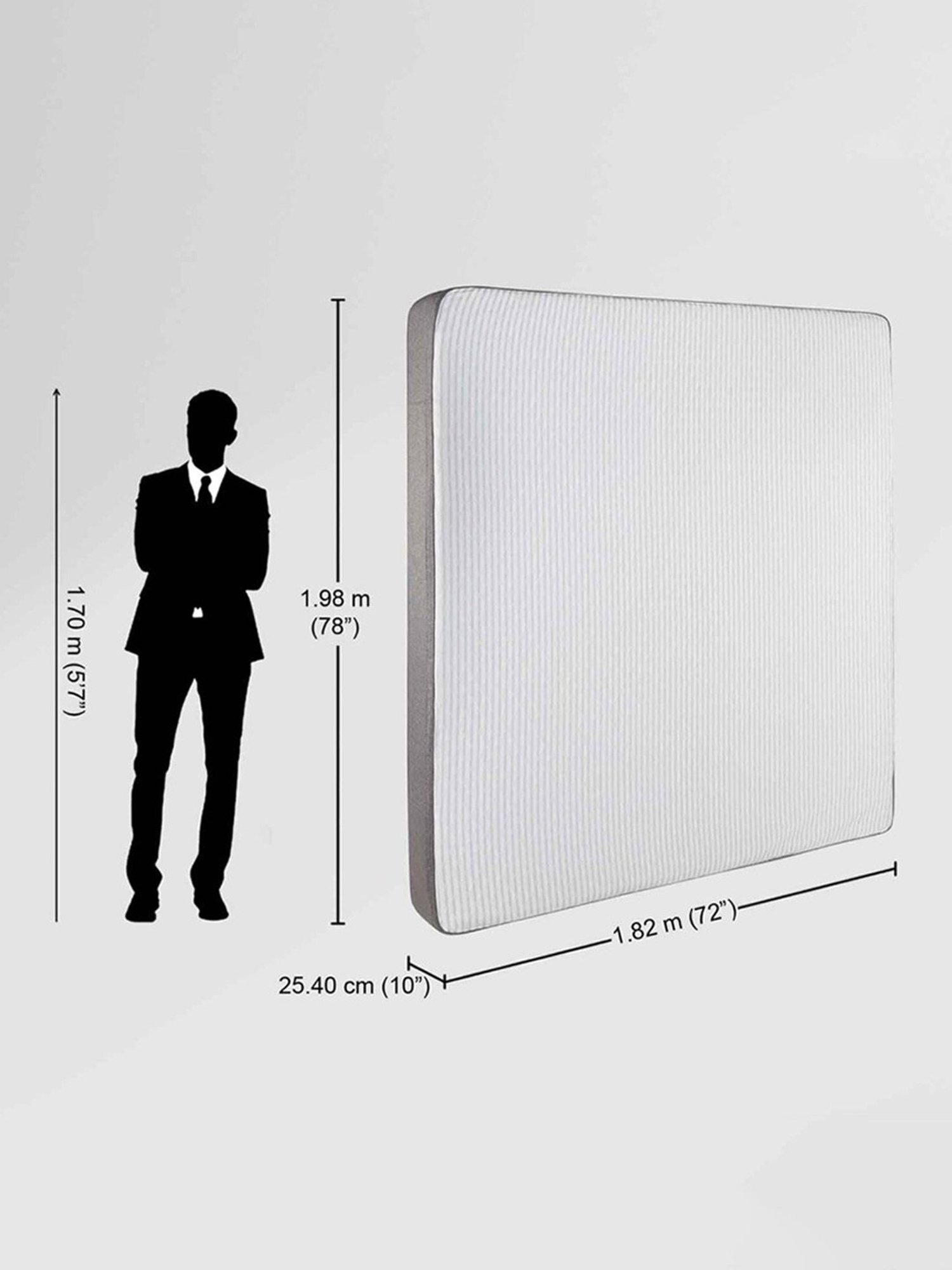 Duroflex Live-in Adapt Grey Foam New Gen Smart Design Flippable Adjustable Double Mattress