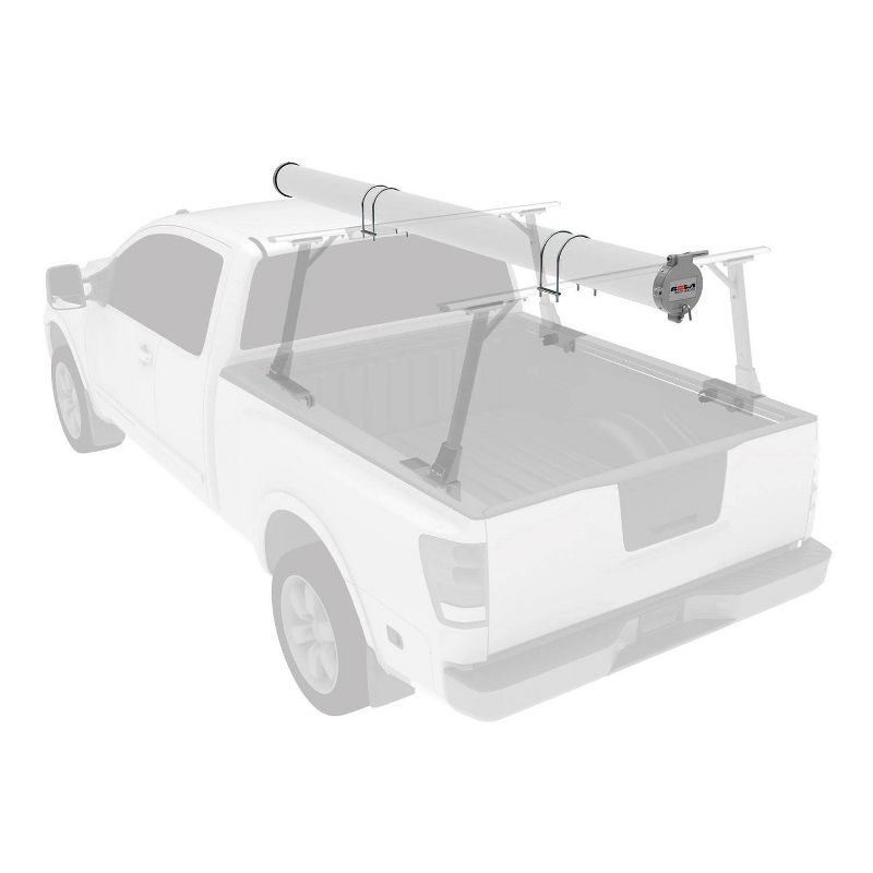 ROLA 59797 Truck Bed Roof Rack 6" Conduit Pipe End Cap Carrier Rack Holder Kit