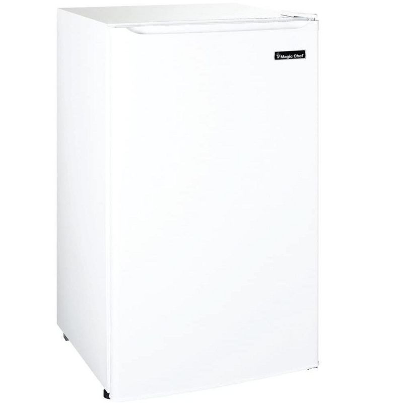 Magic Chef MCBR350W2 3.5 Cubic Feet Compact Mini Refrigerator & Freezer with Adjustable Temperature Control, White