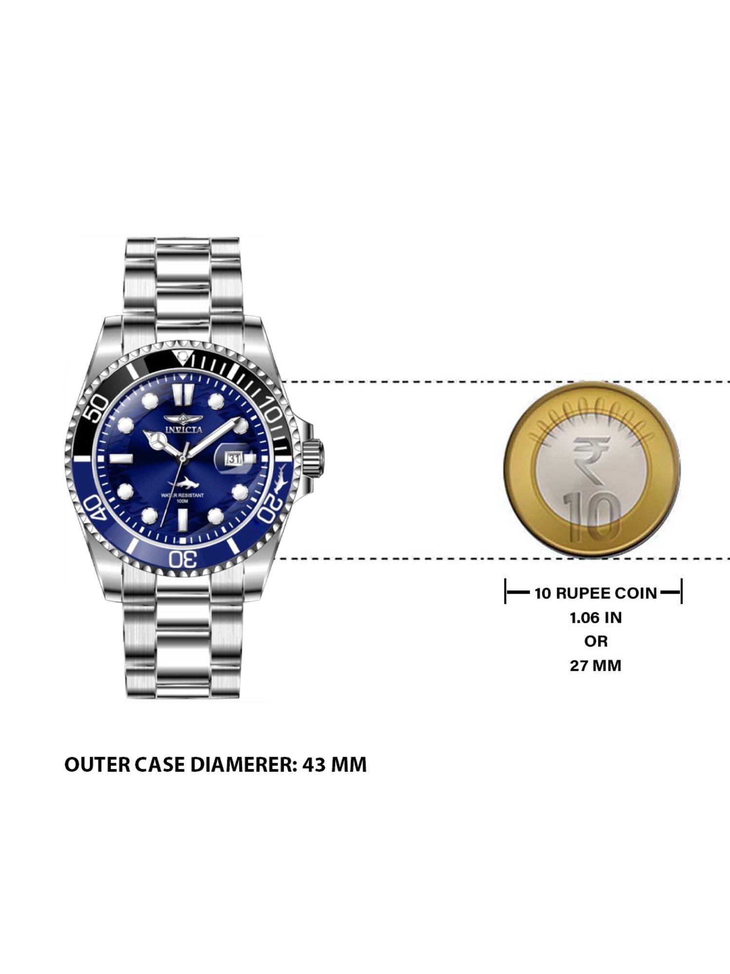 INVICTA 44716 Pro Diver Analog Watch for Men