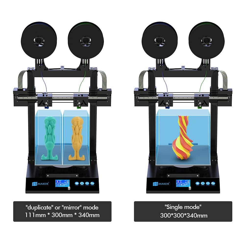 2020 New X5SA Pro 3D Printer High Precision Large Build Size Double Axis External Guide Rail and Titan Extruder, TRONXY 3D Printer