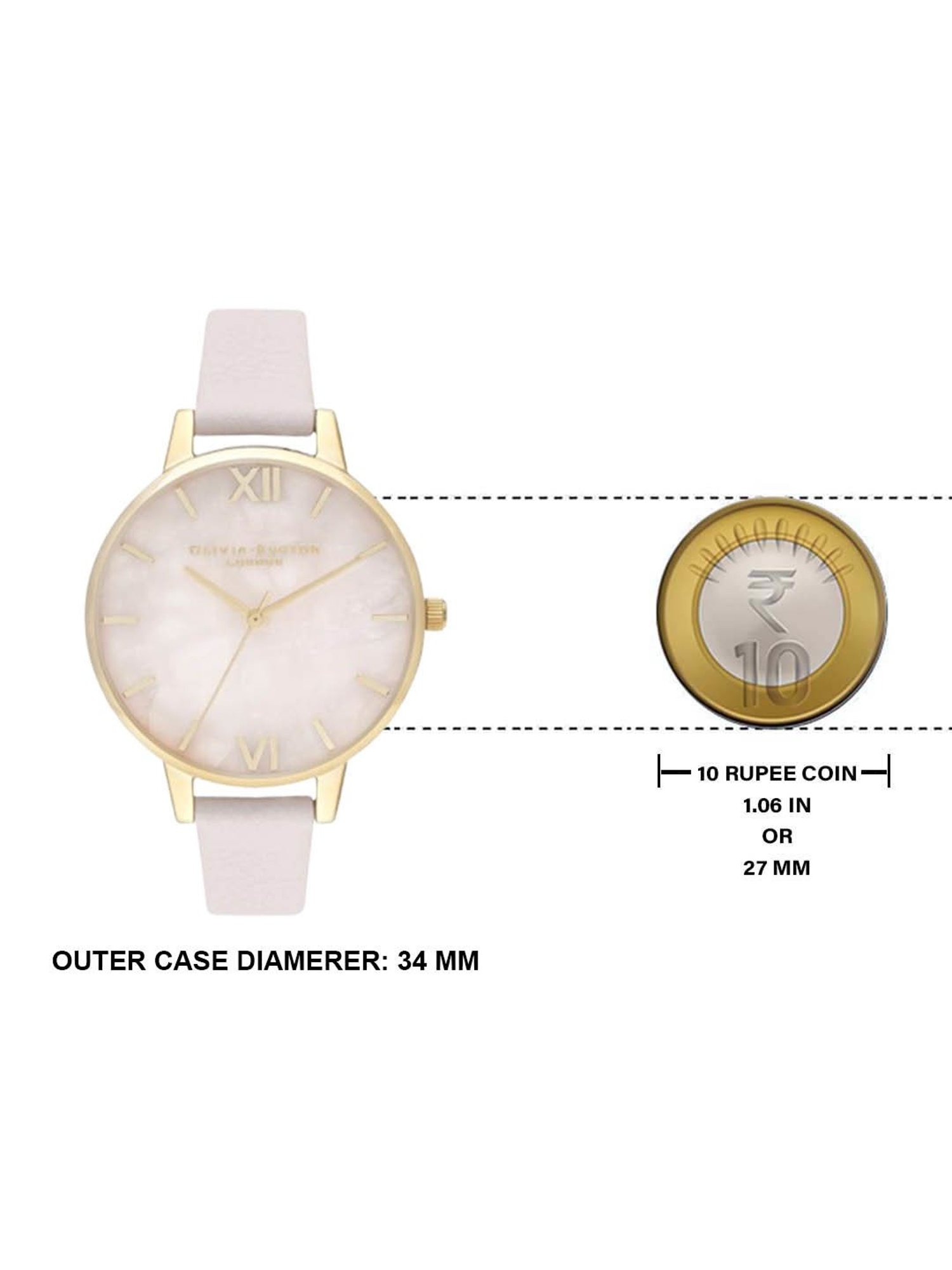 Olivia Burton OB16SP20 Semi Precious Analog Watch for Women