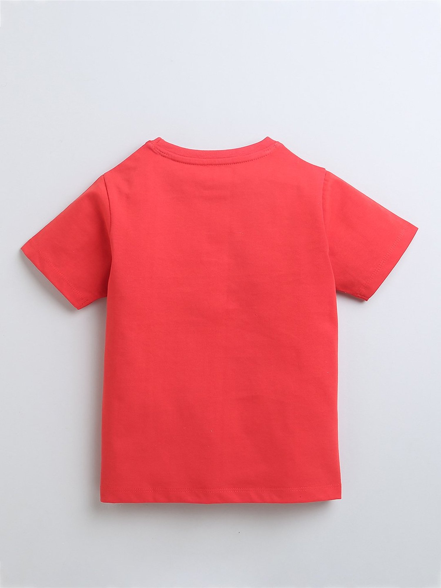 Bumzee Kids Red Graphic Print T-Shirt
