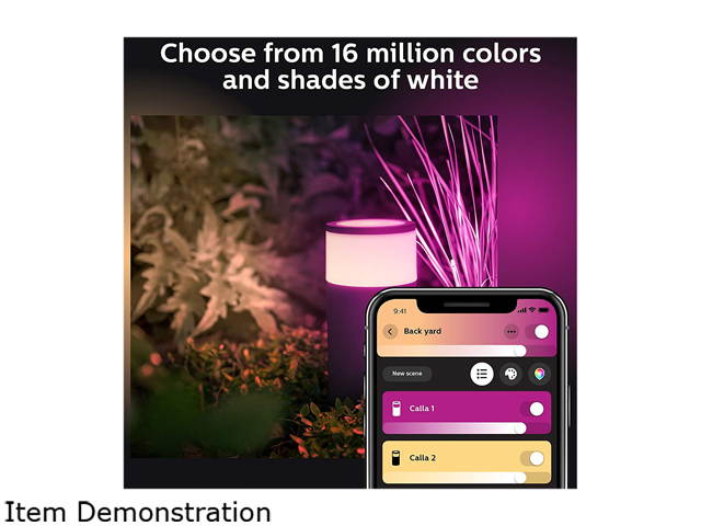 Philips Hue 802090 Calla Outdoor Bollard