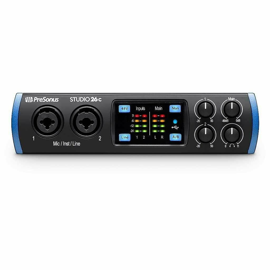 PreSonus Studio 26c USB-C Compatible Audio Interface