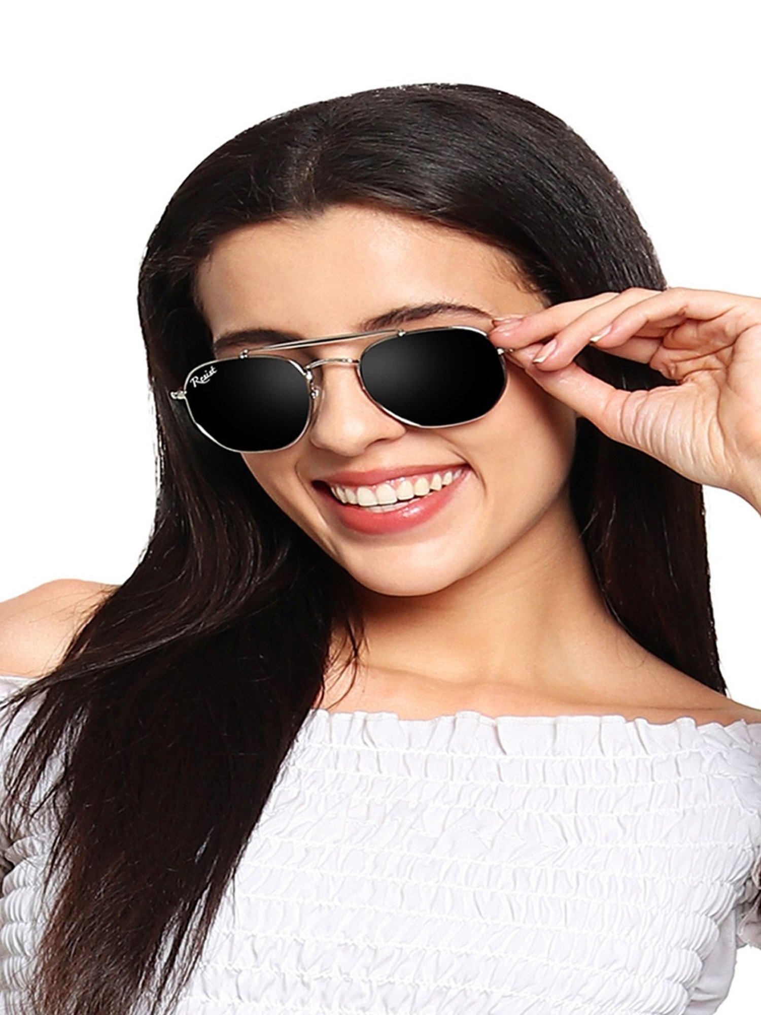 Resist Eyewear Black UV Protection Unisex Sunglasses