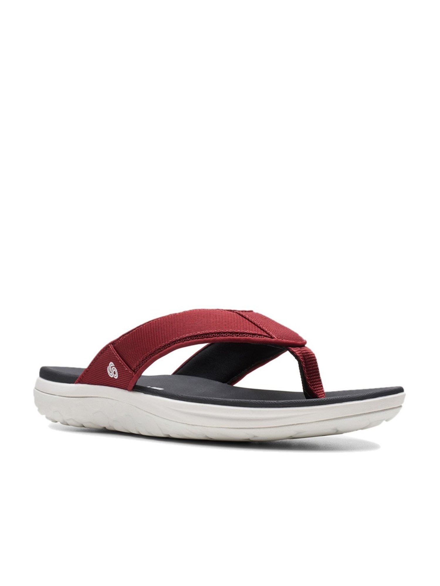 Clarks Men's Step Beat Dune Red Thong Sandals