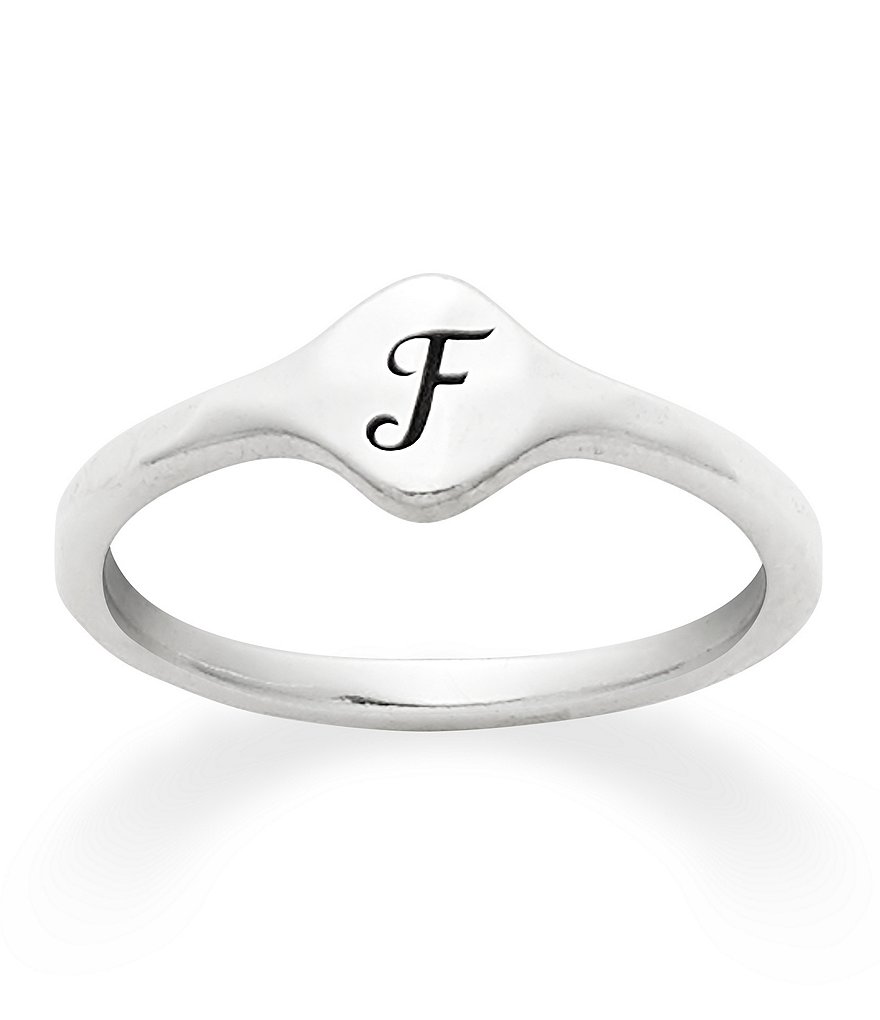 James Avery Petite Signet Initial Ring