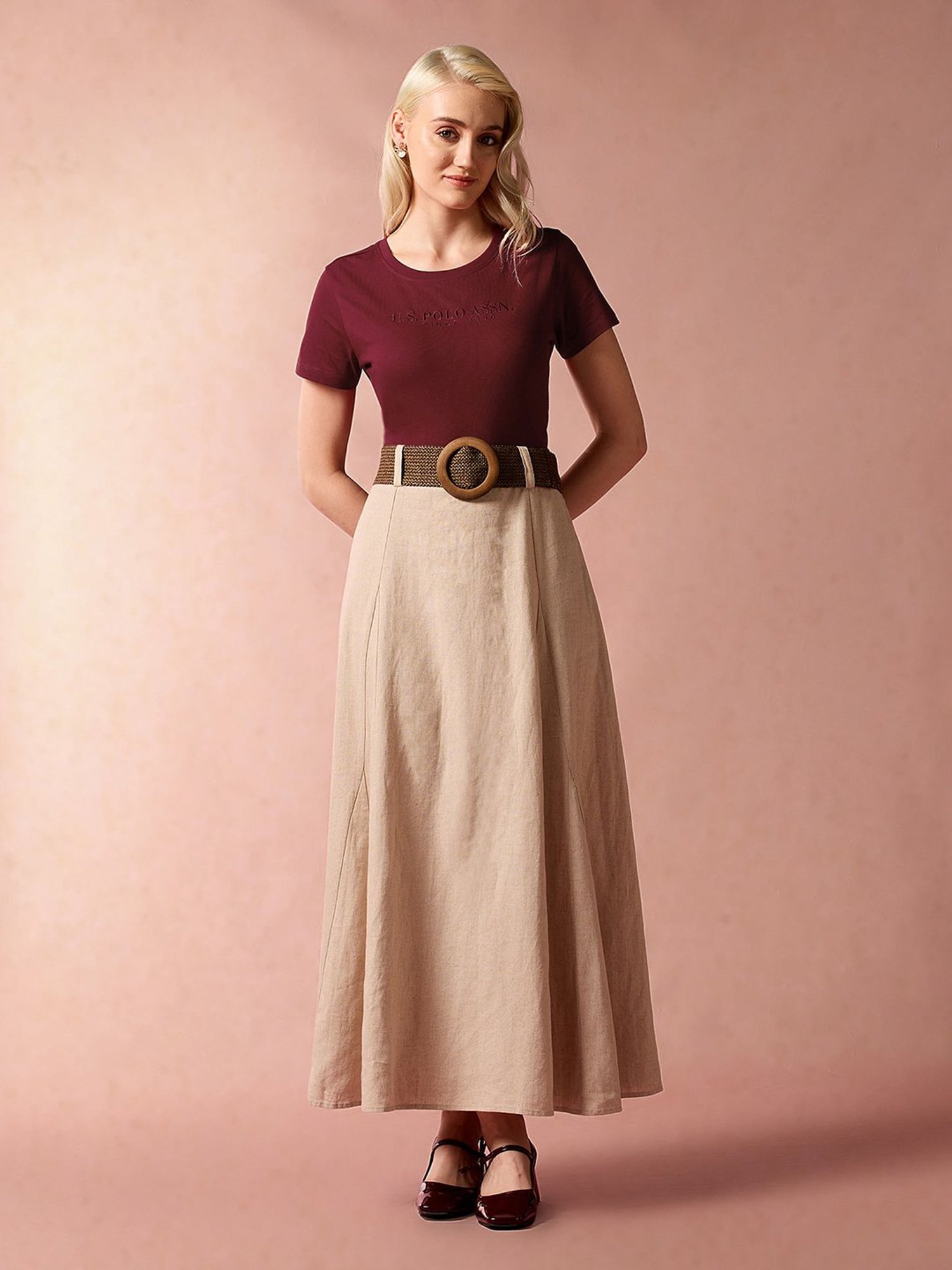 U.S. Polo Assn. Red Graphic Print T-Shirt