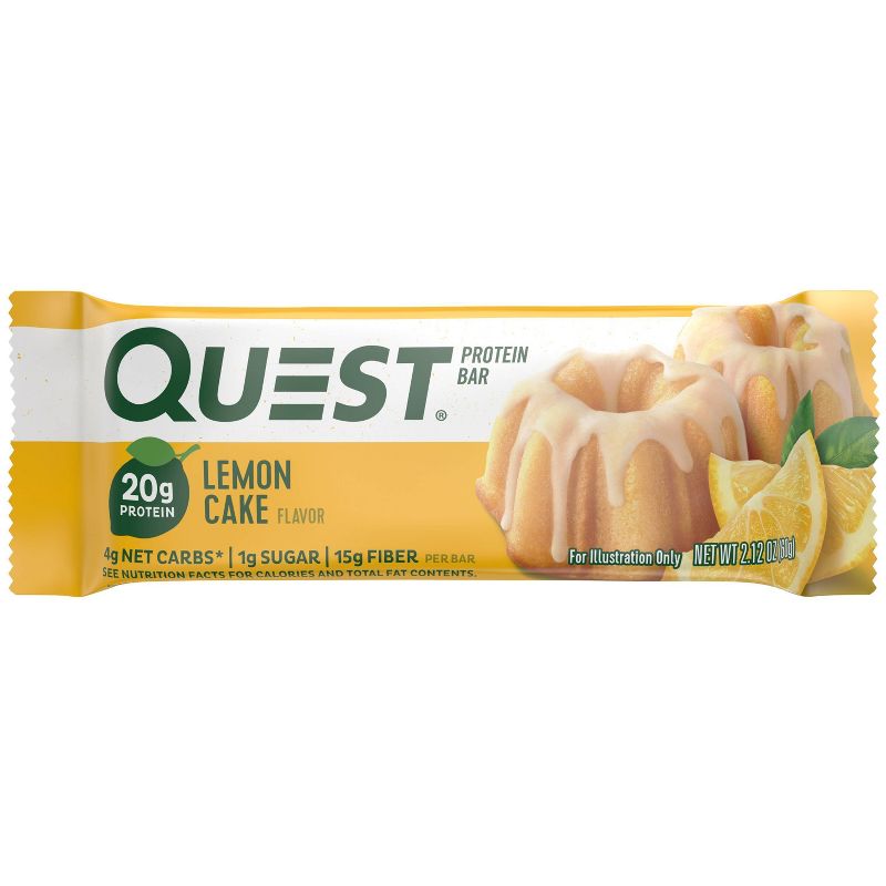 Quest Nutrition Lemon Cake Bar - 4ct