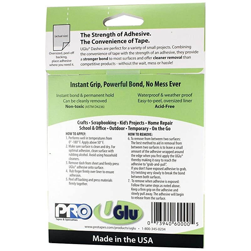 306UGLU600 UGlu Dash Sheets