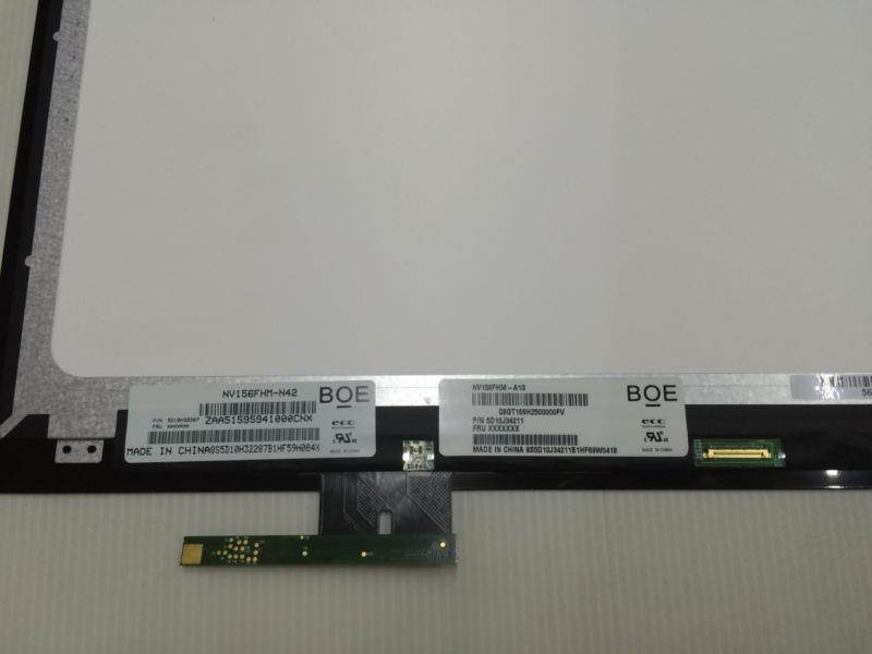 15.6'' FHD LCD Touch Screen Assembly NV156FHM-N42 For  Lenovo Edge 2-15 new