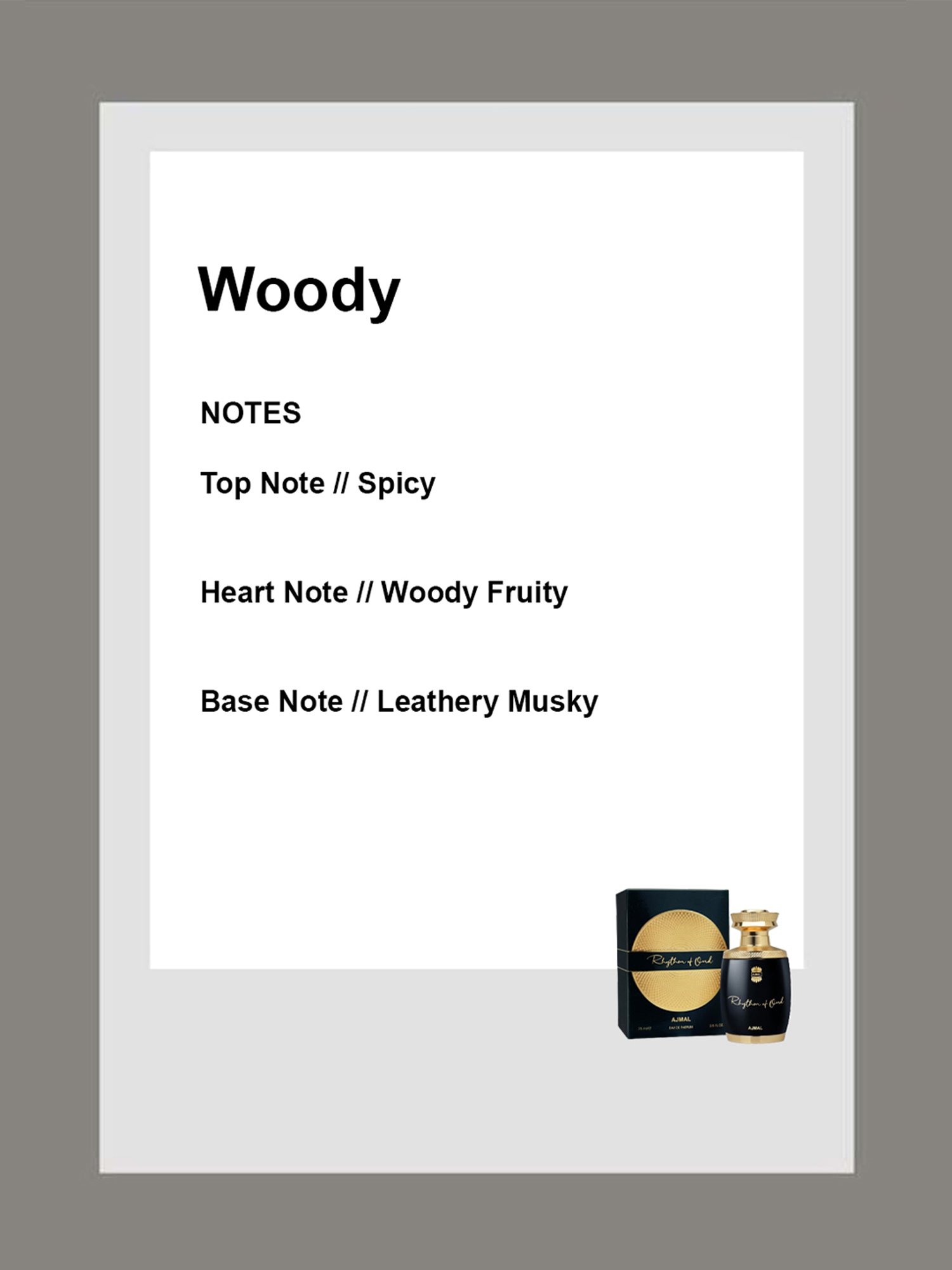 Ajmal Rhythm Of Oud Eau de Parfum - 75 ml