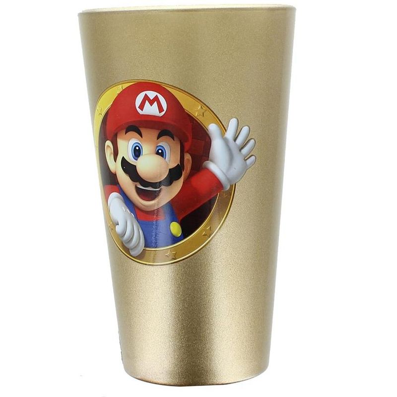 Just Funky Super Mario Bros. Mario and Luigi Pint Glass
