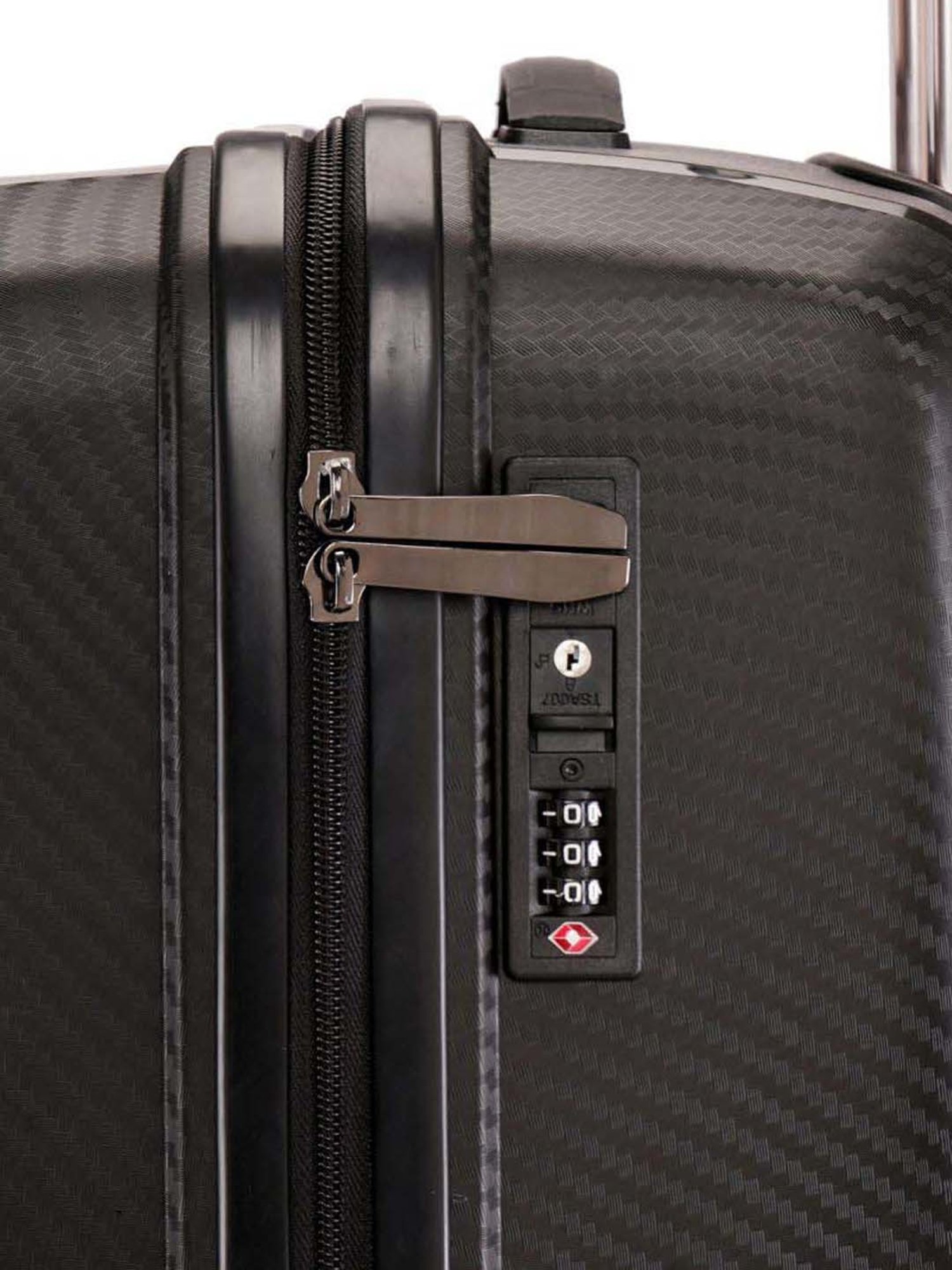 Swiss Brand Matterhorn Black Large Hard Trolley Bag - 29 cm