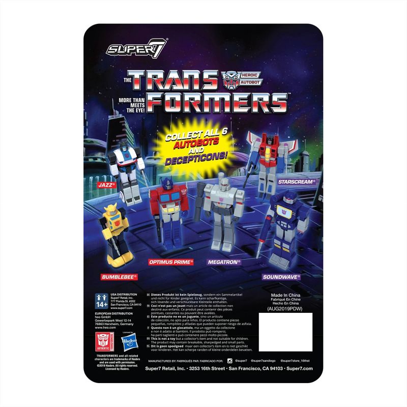 Super7 Transformers ReAction Figure - Bumblebee