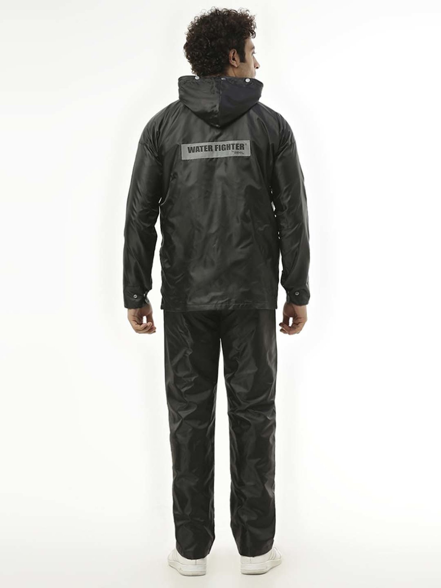 Zeel Black Raincoat Set