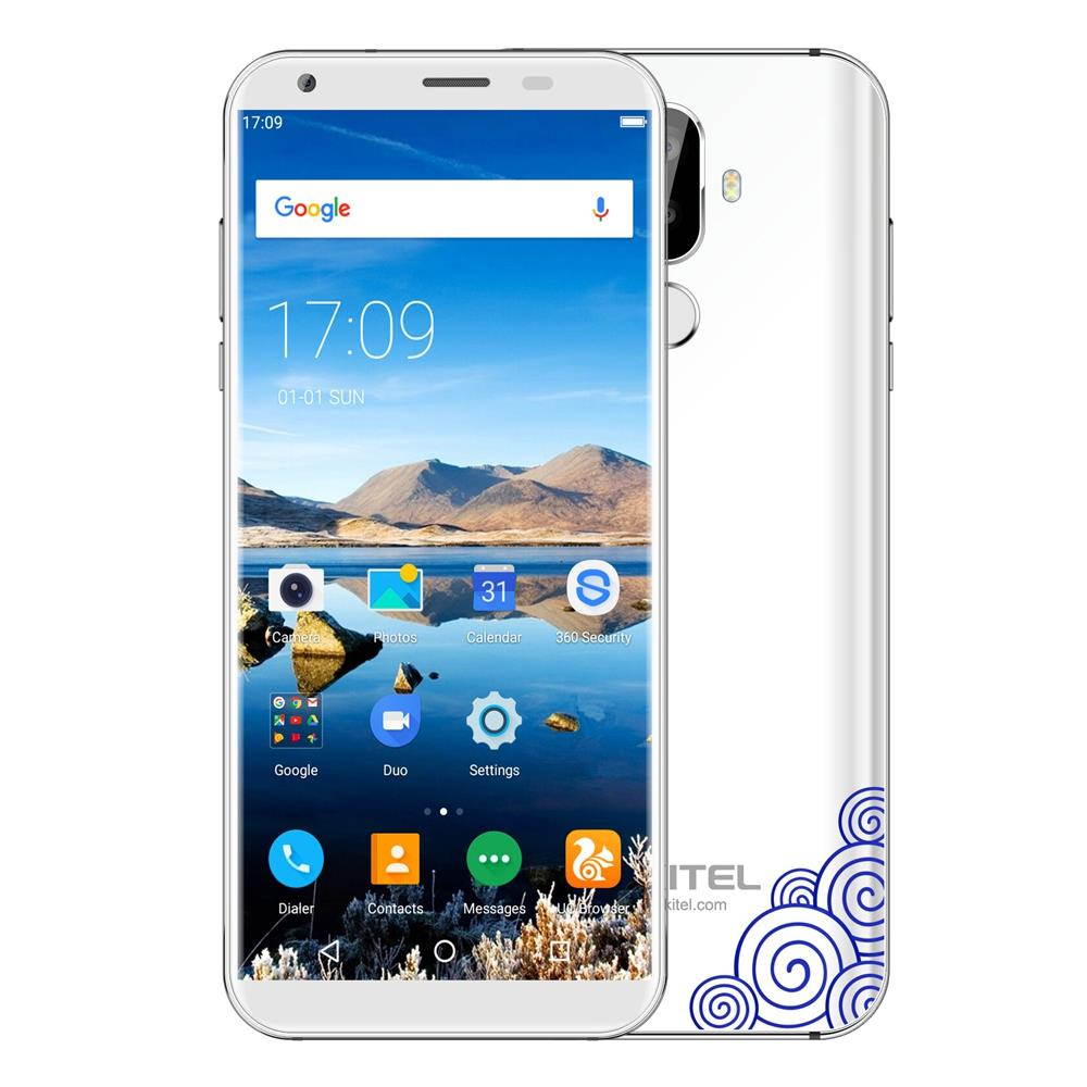 Unlocked Cell Phone OUKITEL K5 4G Phablet 5.7 inch Android 7.0 MTK6737T Quad Core 1.5GHz 2GB RAM 16GB ROM 4000mAh Battery Dual Rear Cameras Fingerprint Recognition