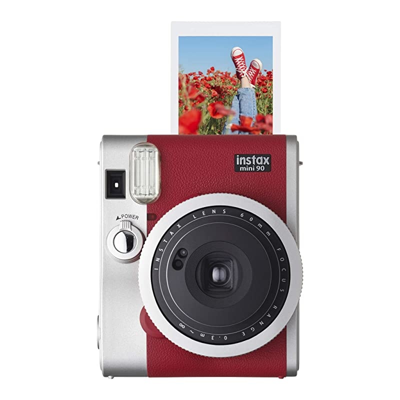 Instax Mini 90 Neo Classic Camera, Instant Film Camera, USA - Red