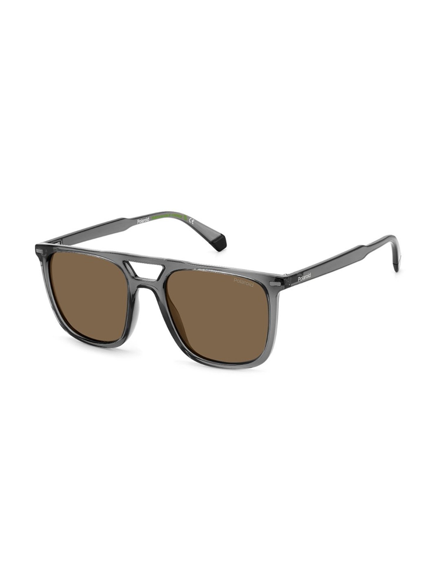 Polaroid Brown Rectangular Sunglasses for Men