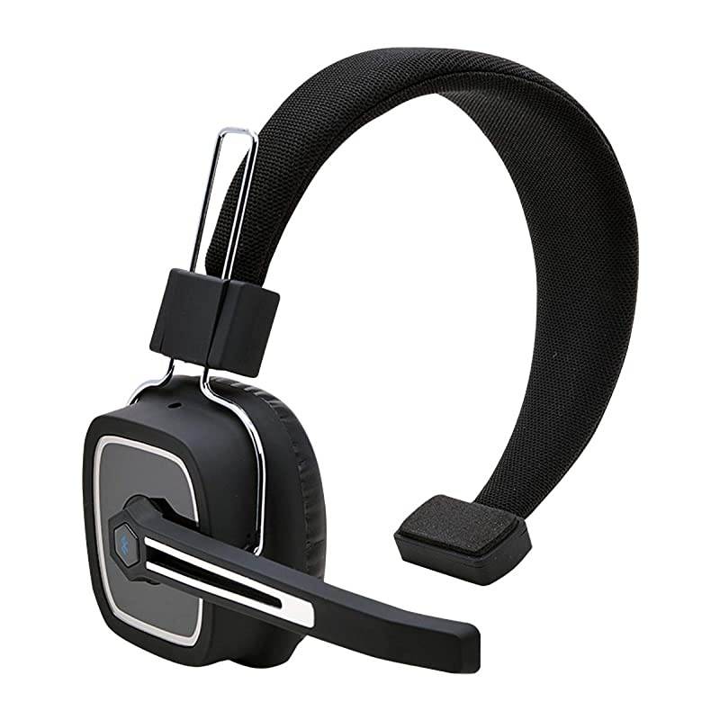 Driver Bluetooth HeadsetOffice Headset with Microphone BT 50 Wireless Over The Head Headset with Extra Boom Mic for erDriver PhonesCall Center Skype VoIP