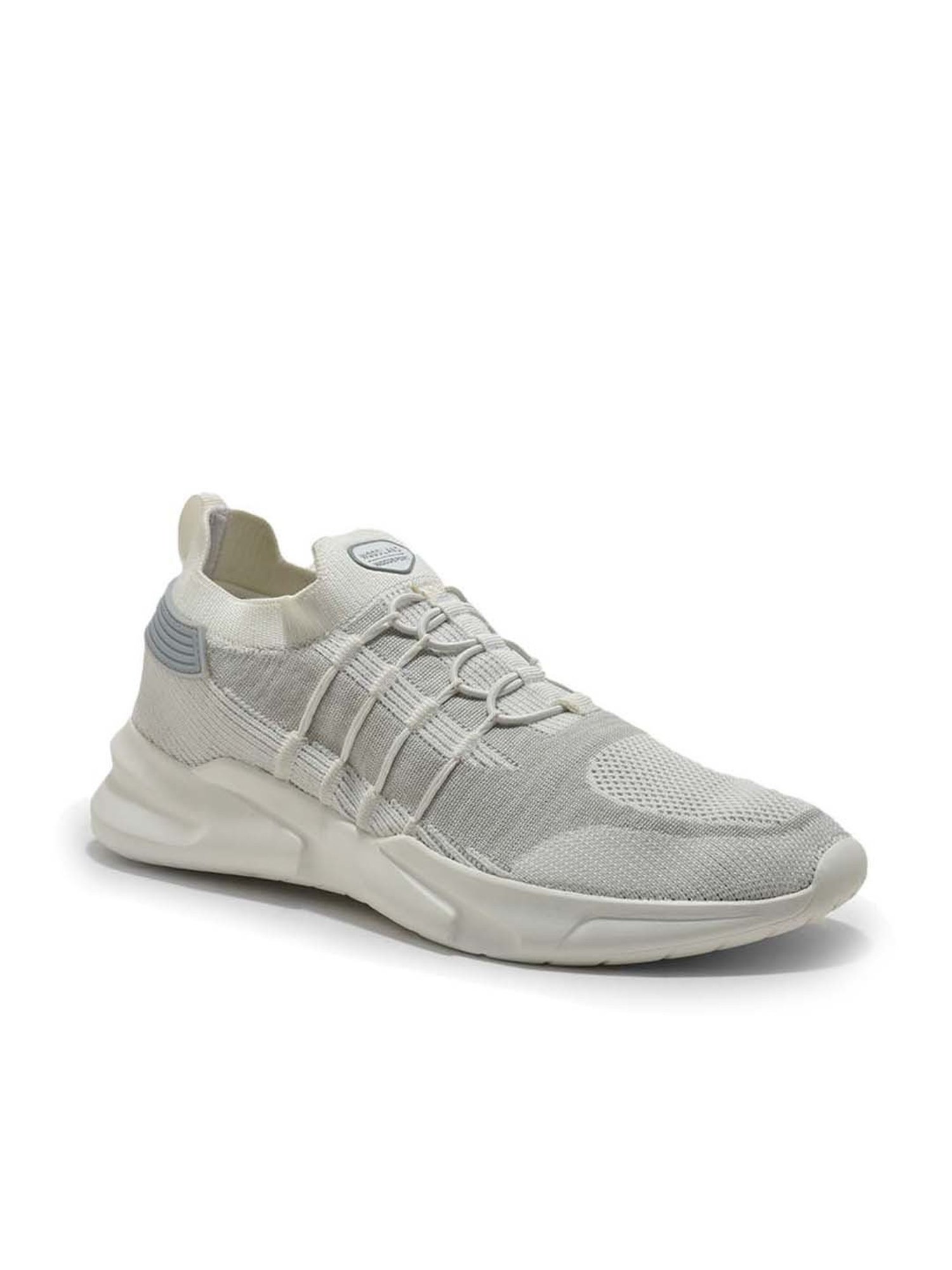 Woodland Men's White Casual Sneakers