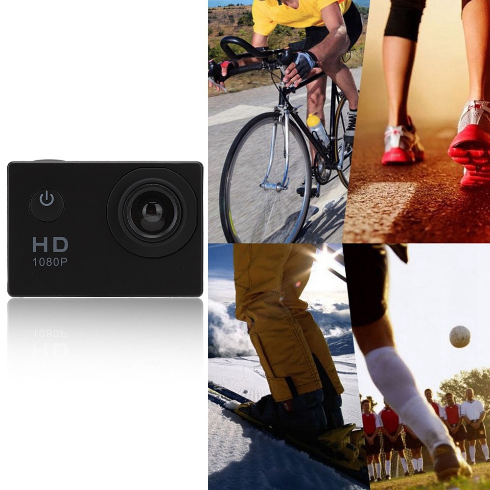 Waterproof Shell 1080P Outdoor Sports Action Camera HD 110 Degree Angle Cameras